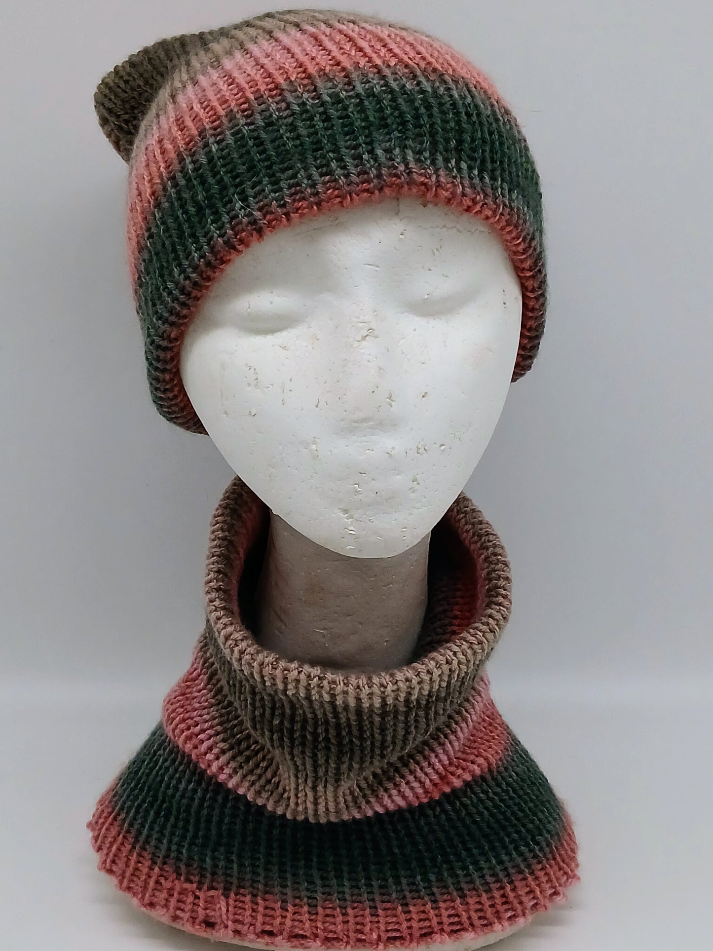 Ensemble Bonnet & Col Douceur Dégradée