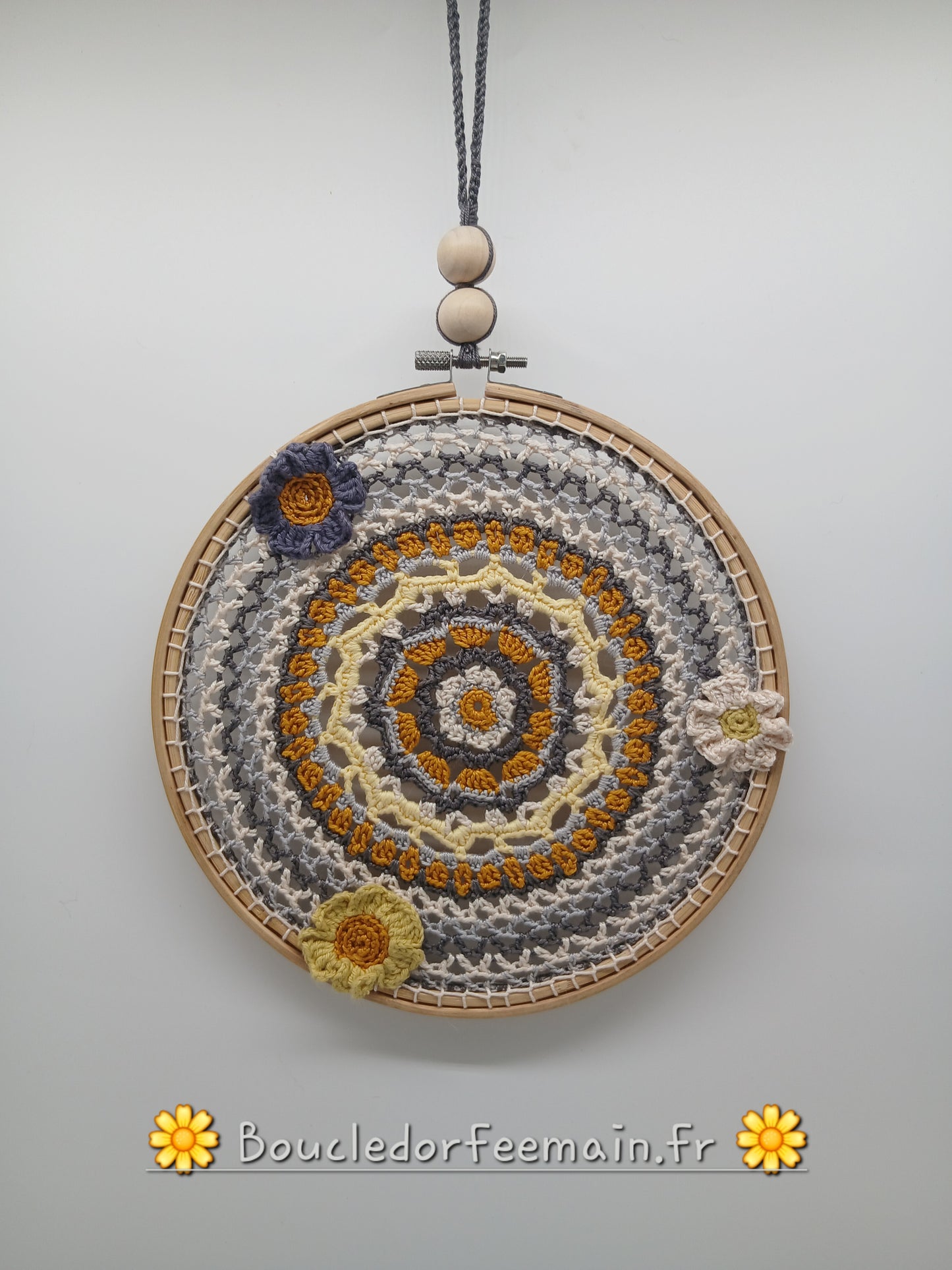 Mandala mural - Éveil de Printemps