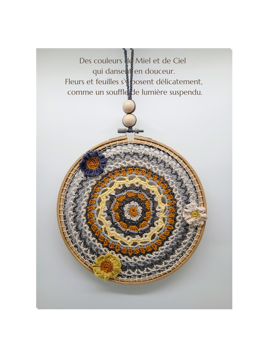 Mandala mural - Éveil de Printemps